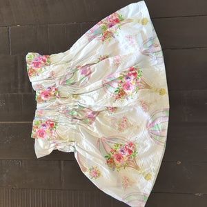 Hot Air Balloon Print Skirt